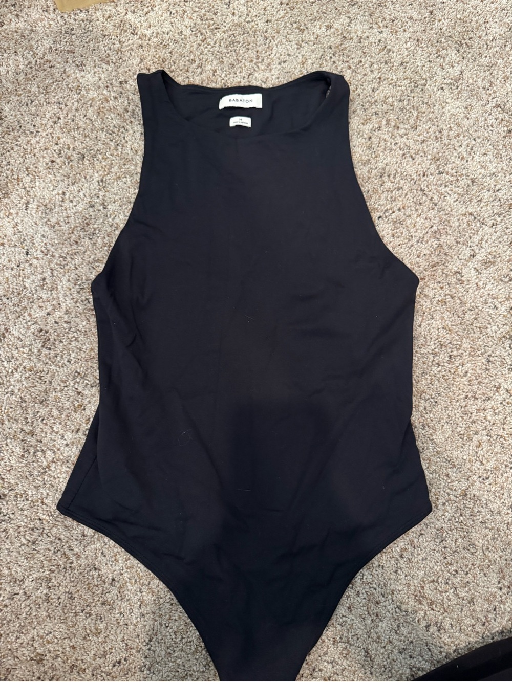 Aritzia Black Sleeveless Bodysuit